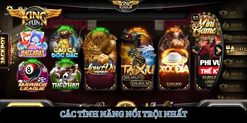 Các tính năng nổi trội nhất