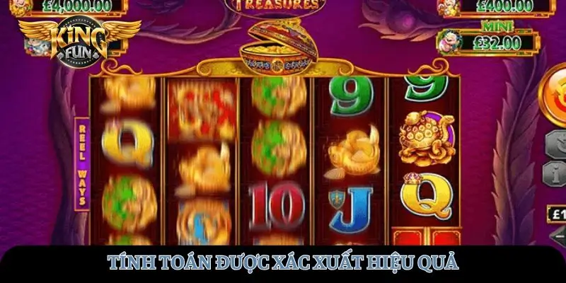 Tính toán được xác xuất hiệu quả